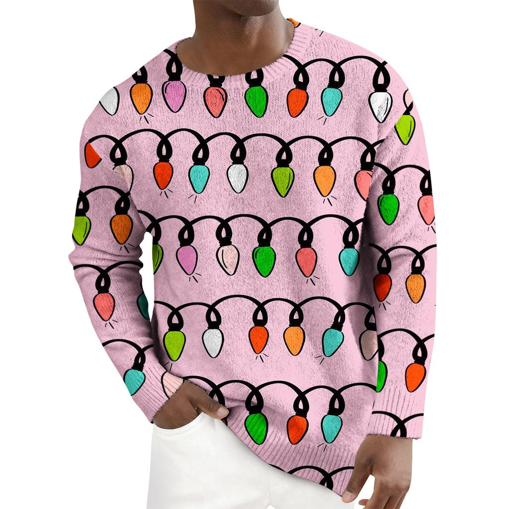 GPB-DDMTT01 Imitation Mink Pullover Sweater 3D Printing Universal for Men and Women