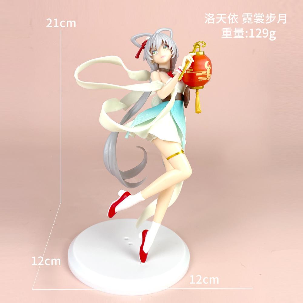 Kizuna Ai figure, beautiful young girl, Swan Lake lantern, Chang'e, Luo Tianyi figurine, anime birthday gift