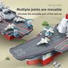 Large Aircraft Carrier Model With Water Spray Childrens Educational Toys Inertia