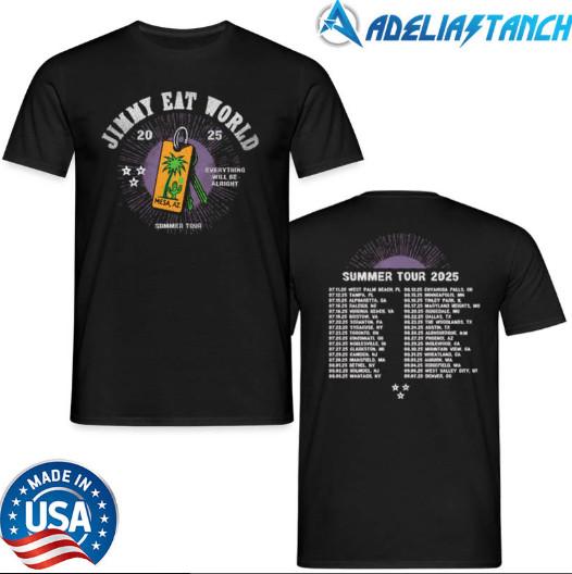 Jimmy Eat World Summer 2025 Tour T-Shirt