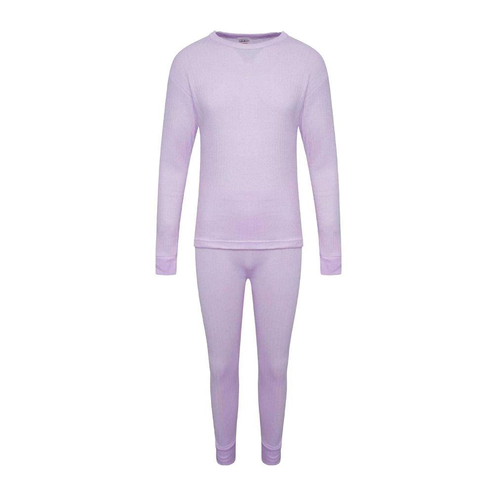 K Collection Childrens/Kids Long-Sleeved Thermal Base Layers Set