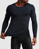 Men's Cross-Border Athletic Wear: Long-Sleeve Tight-Fit Basketball & Running Suit for Autumn/Winter.