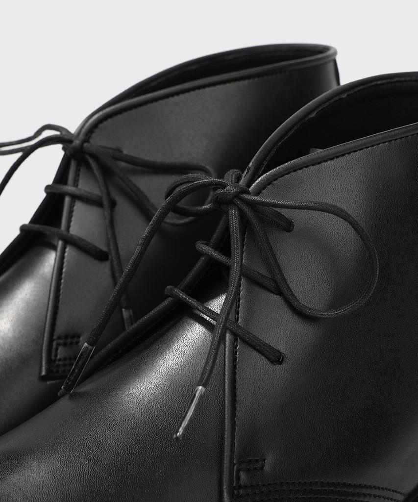 Firenze Atelier [Second.A] Basic Round Toe Chukka Boots_2Ndf4900Gb [Black]
