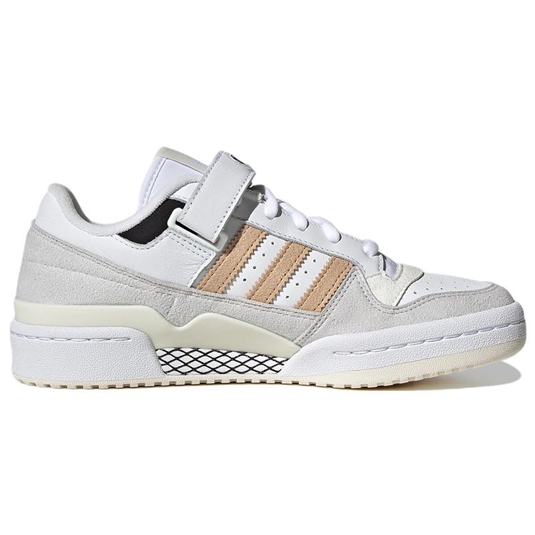 Adidas Forum Low Weiß Magic Beige Damen Sneaker Wolkenweiß Core-Schwarz GW7107