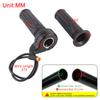 Ebike Throttle Grips 3 Pin Waterproof Electric Bike Full Twist Throttle for 12V 24V 36V 48V 60V Ridstar Q20 E Bike Scooter Throttles 2