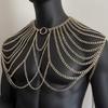Personality Body Chain Stylish Tassels Shoulder Necklace Nightclub Fashion Jewelry Tassels Nightlife Accessories