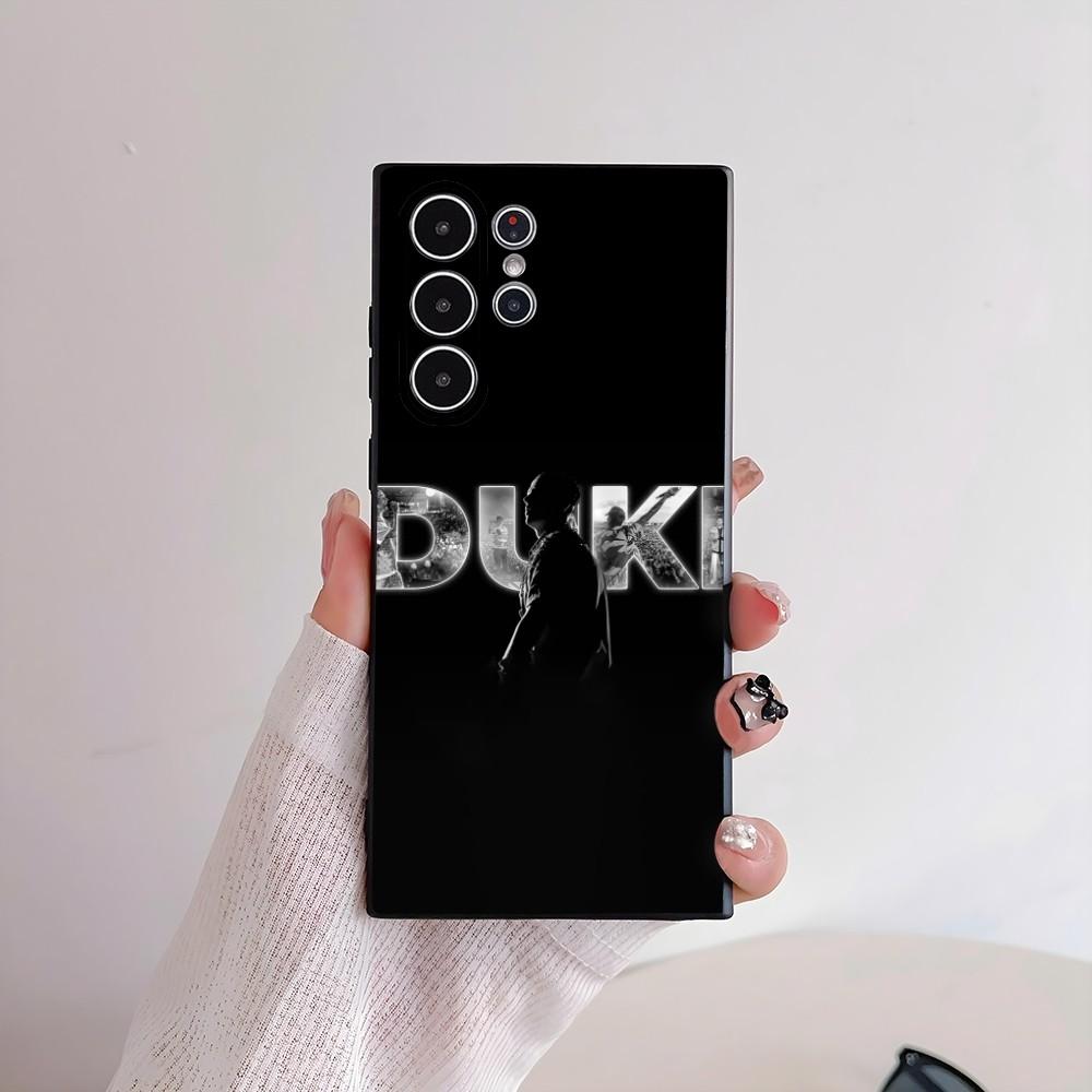 

Fashion Duki Rapper Phone Case For Samsung Galaxy S25 S24 S22 S23 Ultra S21 S20 Plus 5G Frosted Non-Slip Full Cover Soft Case samsungS25Plus