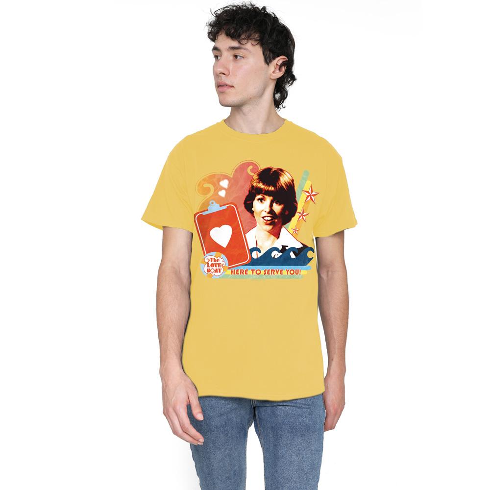 The Love Boat Mens Here to Serve T-Shirt