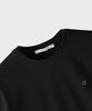 PANICALE Black High-Tension Crew Neck T-Shirt