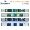 TZT 1/5/10 Stück 1S 3,2V 3,7V 3A LiFePO4 / Lithium-Ionen BMS PCM Batterieschutzplatine PCM für 18650 32650 Akkupacks