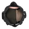 (Black) Waterproof Multi-Pocket Travel Duffel Bag Set With Dedicated Shoe Compartment