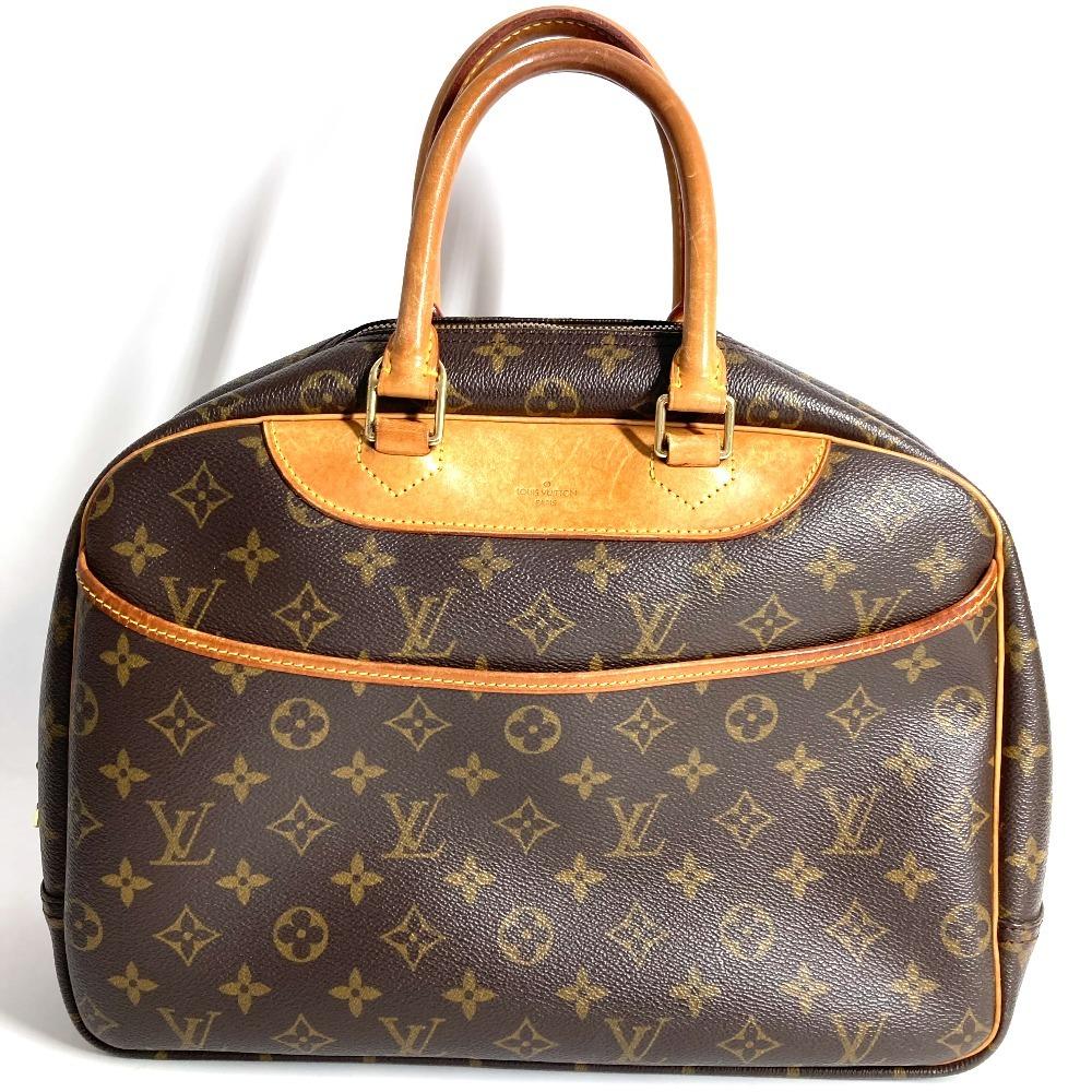 Louis Vuitton M47270 Monogram Deauville Bag Tote Bag Hand Bag Brown