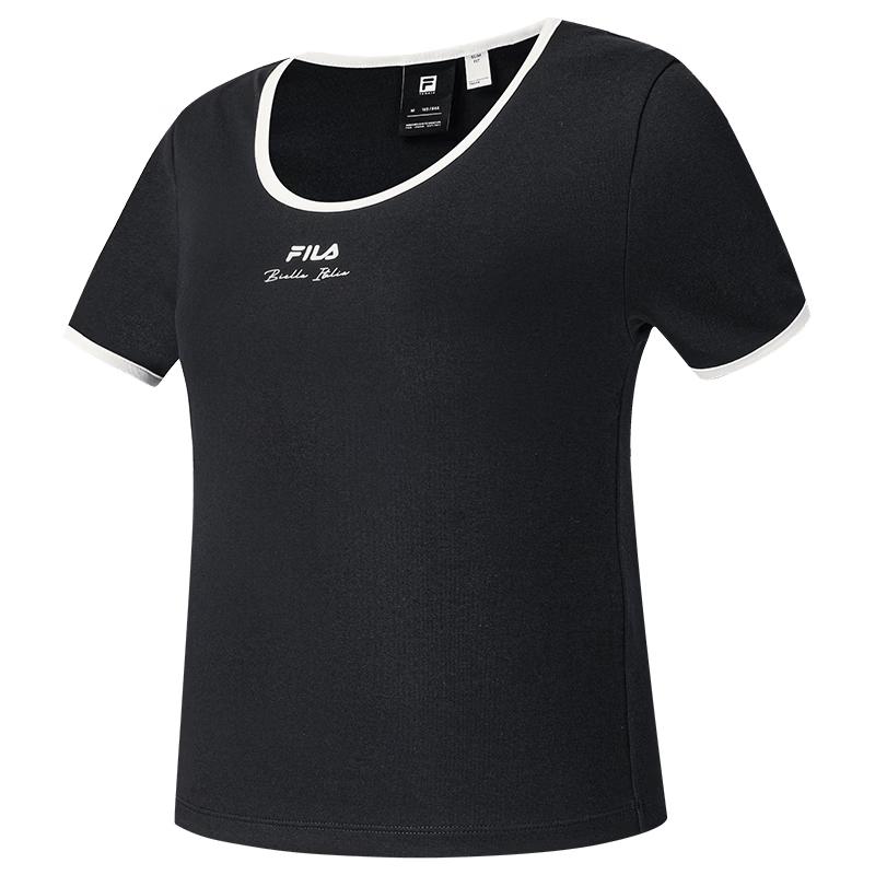 FILA Women s Slim Fit Knit Tennis T-Shirt XL легендарный синий