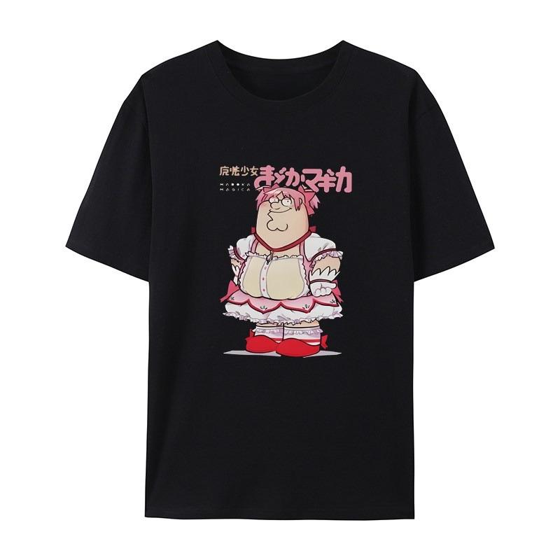 Interesting Magical Girl Classic White Casual Tshirt Mens and Womens Luxury Brand Top