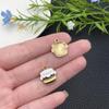 Drip Oil Bee Honey Pot Pendant Keychain Accessory