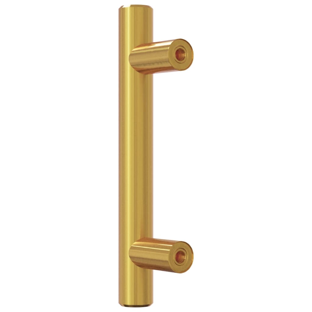 Furniture Handles 20 Pcs Gold 64 Mm Stainless Steel
