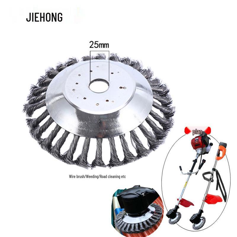 Rechargeable Lithium Battery Lawn Mower with Wheels - Compact Weeding Tool