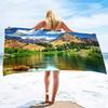 Oversized Beach Towel Grassland Extra Large Soft Pool Swim Travel Towels Blanket for Adult Women Men Camping Chair Cover Gift