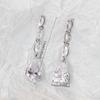 1 Pair of Fashionable and Versatile Pear Shaped Water Droplet Design with A Light Luxury Style and High-end Earrings