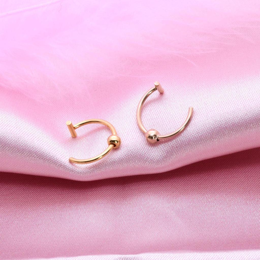 European and American Stainless Steel Lip, Nose, Eyebrow Horseshoe Piercing Jewelry