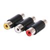 3.5mm Male To Female 2RCA Auditory Connector Computer TV 3.5 6.5 Plug Female Auditory Adapter