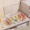 Transparent Hair Accessories Storage Box for Children - Organize Bands, Clips, Ties, Pins, and Scrunchies for Baby Girls