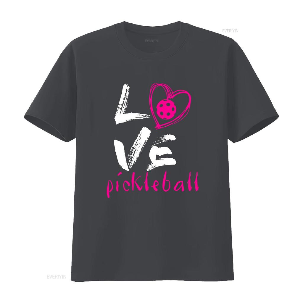 I Love Pickleball T Shirt Funny Pickle Ball for Women Vintage Washed Streetwear Fashion Soft Stretched Graphic Homme Slightly