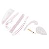 6PCS Tailor Rulers PVC Plastic Curve Pattern Clothing Making Ruler Sewing Cutting Ruler Set with
