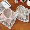 Pastoral French Lace Triangle Hair Scarf and Headband for Spring Outings