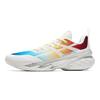 Anta Cushioning Slip Resistant Anti Rollover Low top Basketball Shoes Men's White Blue Yellow 912541602Q-8