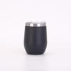12oz Eggshell U-Shaped Stainless Steel Vacuum Insulated Cup - Customizable Red Wine Glass