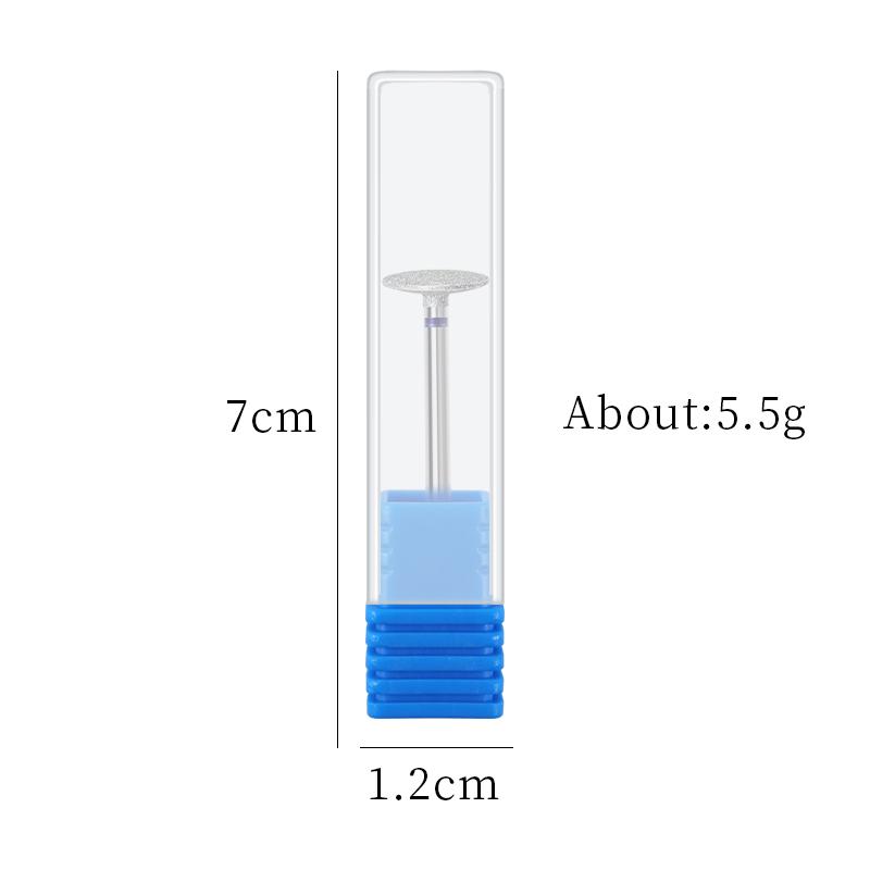 Carbide Milling Cutter Manicure Nail Drill Bits Electric Nail Files Blue Grinding Bits Mills Cutter Nail Art Tools Accessories