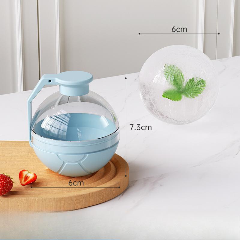 A Magic Tool for Making Ice Hockey: A Large Round Ball for Home Use A Silicone Hand Grenade and An Ice Cube Mold