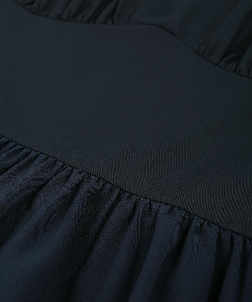 Grails Blissful Puff Dress [Navy]