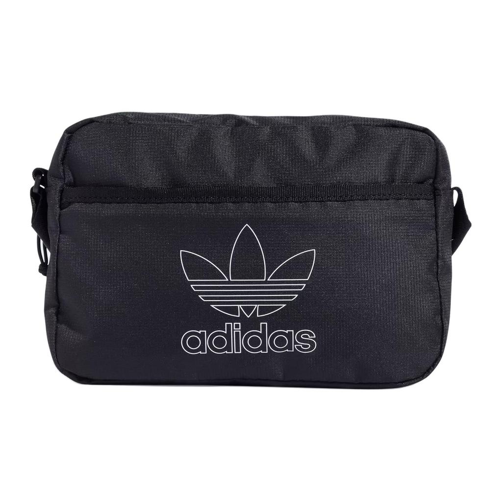 New Adidas Originals Recycled Polyester Shoulder Bag Unisex Black IS4585