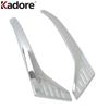 For Toyota Noah Voxy R80 Mid 2017-   Facelift Chrome Car Front Head Light Lamp Eyebrow Eyelid Cover Trim Accessories