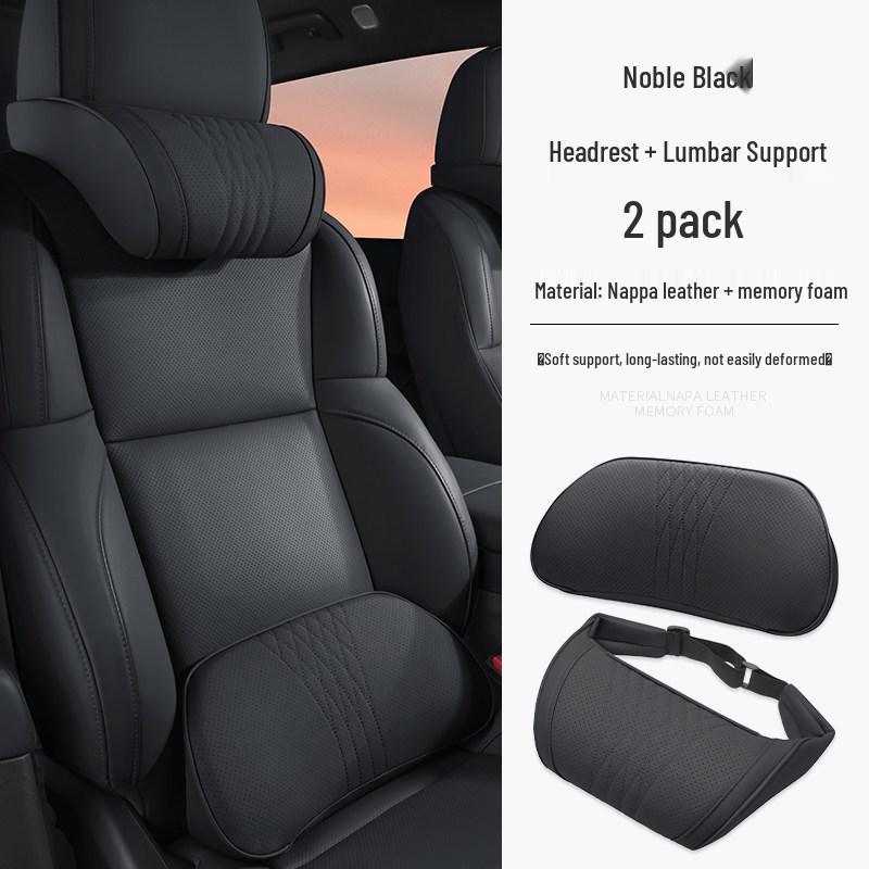 Xpeng P7/P5 Headrest Neck Pillow & Lumbar Support Cushion for Comfort in Car Interior