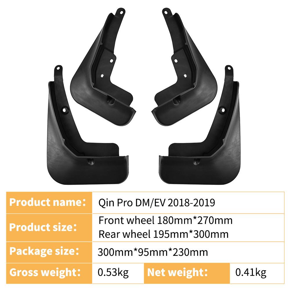 Anwendbar auf BYD Qin Pro DM/EV 2018-2019 Außenhandel Grenzüberschreitend Auto Weicher Kotflügel Leder