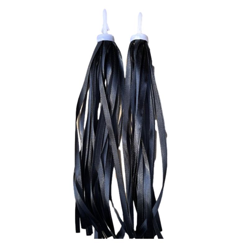 1 Pair Bicycles Ribbon Grips, Bike Streamers Set, Colorful Handlebar Tassels, Scooter Tassels Rainbow for Boys and Girls