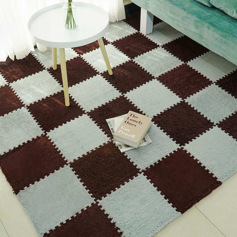 jigsaw carpet jigsaw carpet tile jigsaw carpet flooring DIY Jigsaw Plush Shaggy Carpet Baby Children Puzzles Playmat Fl