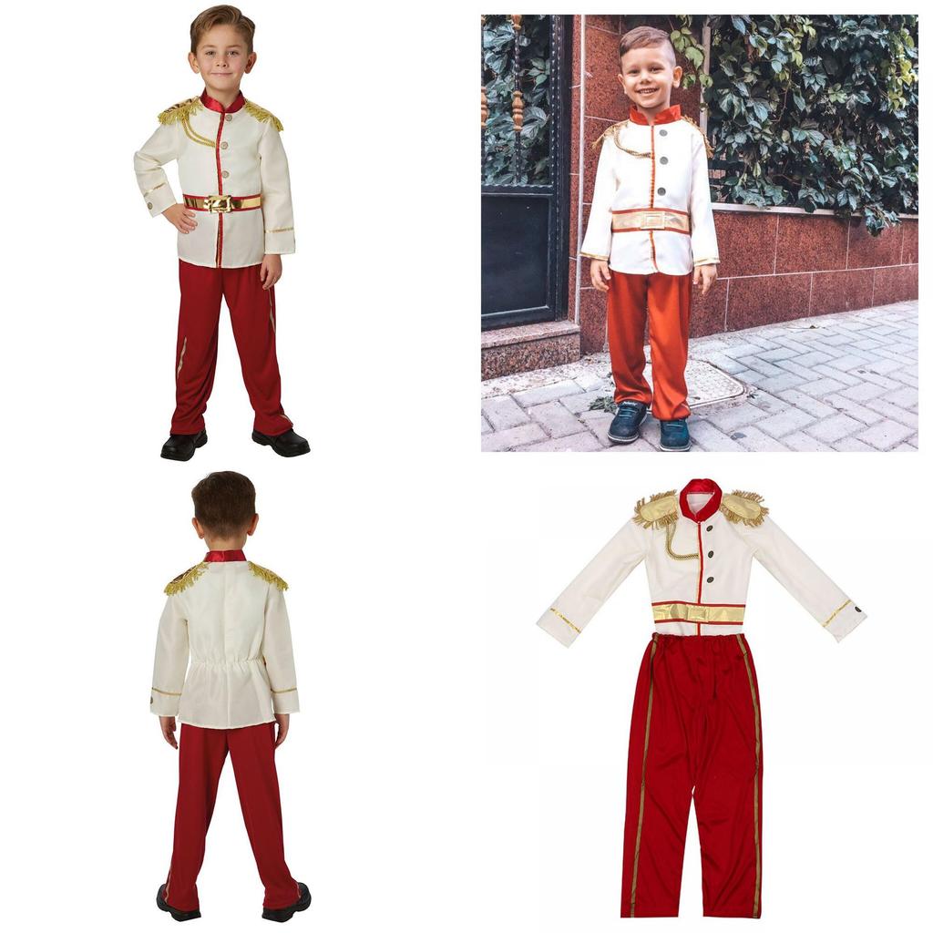 Enchanting Anime Snow White Boy Prince Charming Cosplay Costume For Christmas Masquerade