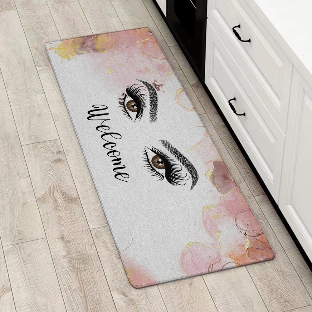 Entrance Front Door Doormat Eyelash Decorative Non-slip Kitchen Rug Living Room Rugs Balcony Bathroom Foot Mat Floor Mats Carpet