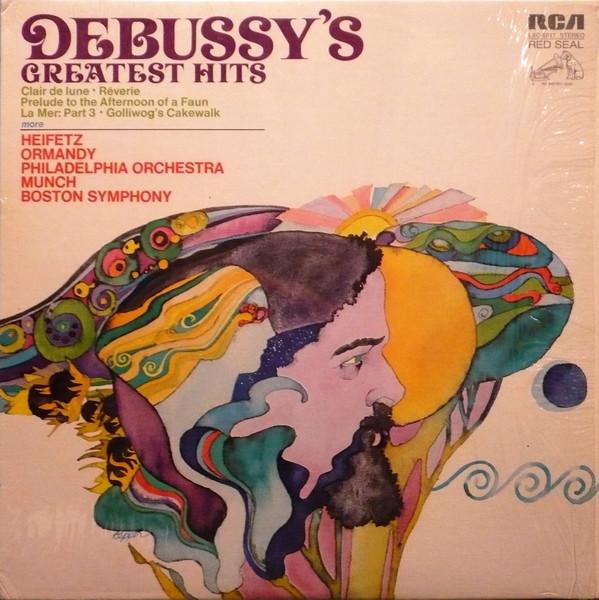 

LP Record CLAUDE DEBUSSY JASCHA HEIFETZ EUG Debussys Greatest Hits LSC5017 RCA Red Seal 1972 Canada Classical Used