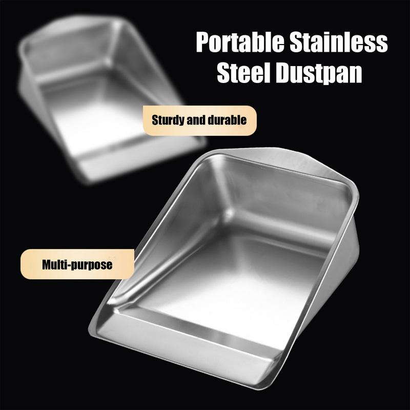 Malá kovová lopatka z nerezové oceli venkovní lopatka přenosné kovové smetáky domácí čisticí nástroje pro vnitřní venkovní