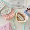 Portable Cartoon Camera Storage Bag Colorful Large Capacity Shoulder Bag Cosmetic Storage Bag for Women Girls