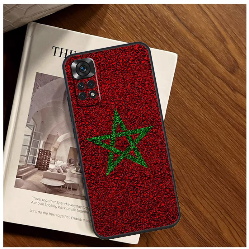 Marokko Flagge Hülle Für Xiaomi Redmi Note 14 9 10 11 12 13 15 Pro Plus Abdeckung Für Redmi 15 C 14C 12C 10C 13C