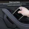 For Tesla Model 3 Model Y Car Door Side ABS Storage Box Interior Handle Tray Organizer Hidden Holder Box Decoration Accessories