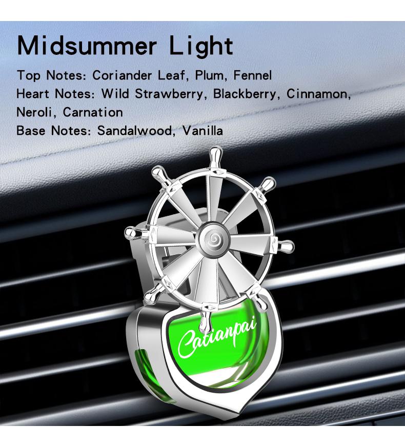 1pcs Mounted Car Fragrance Air Vents Car with Aromatherapy Essential Oil Rotating Ornaments Car Interior Decorations Christmas