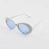 Unisex Summer Hip White Horn-Rimmed Sunglasses