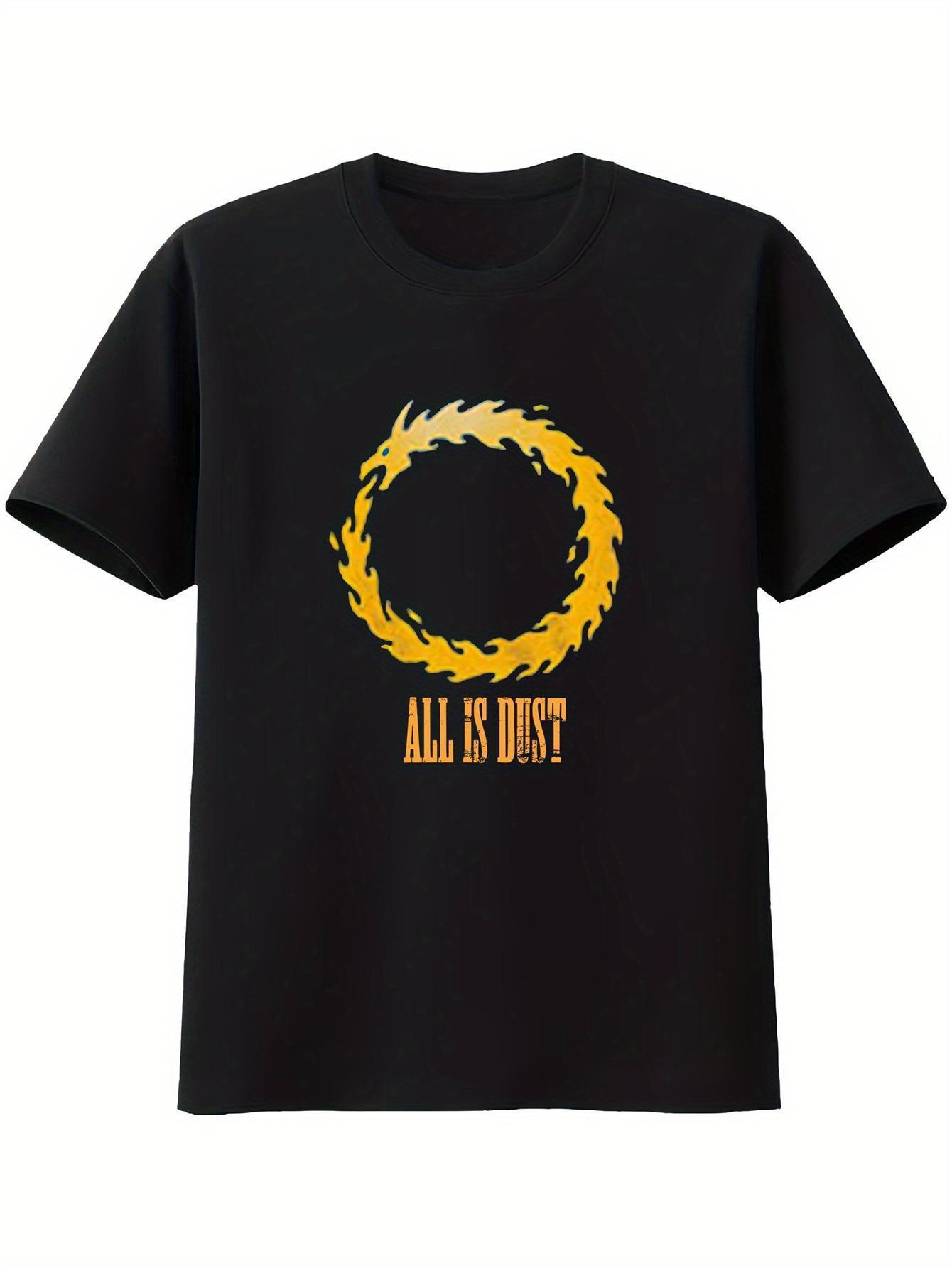 Men S Cafepress Thousand Sons Graphic T-Shirt in Black Featuring a Yellow Circle Design L